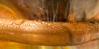Leak in copper pipe